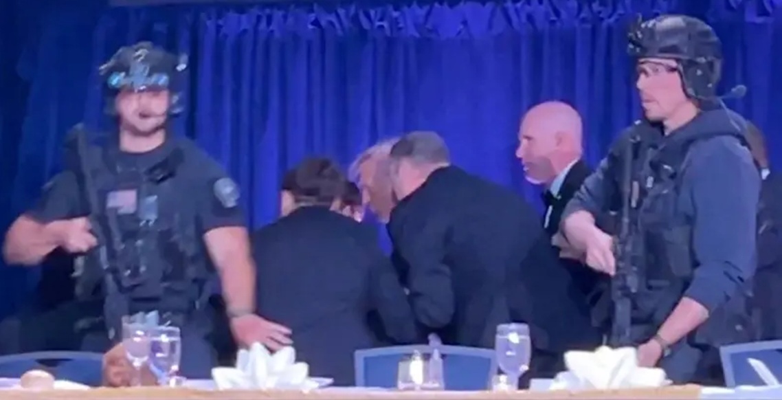 ह्वाइट हाउसनजिकै चल्यो गोली, ट्रम्पलाई लगियो हतार हतार सुरक्षित स्थान